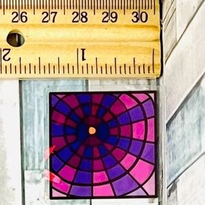 🌀10/$10🌀 Holographic Mosaic Window Reusable Sticker Decal